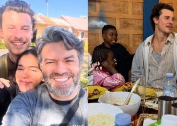 Bruna Marquezine e Shawn Mendes visitam projeto social em Angola; fundador agradece