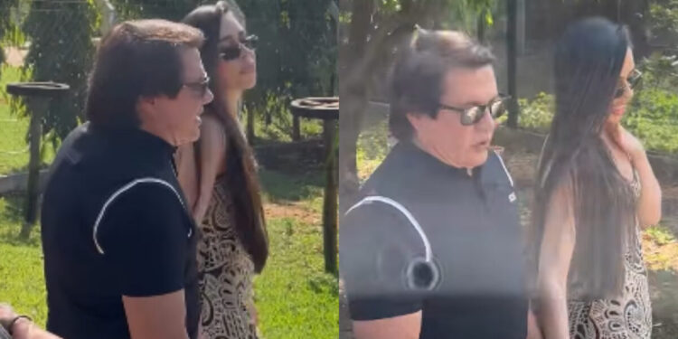 Cantor Giovani aparece em público com nova namorada após suposta traição
