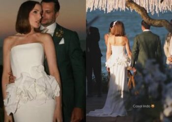 Fabi Justus renova votos com marido em cerimônia luxuosa e emocionante na Bahia