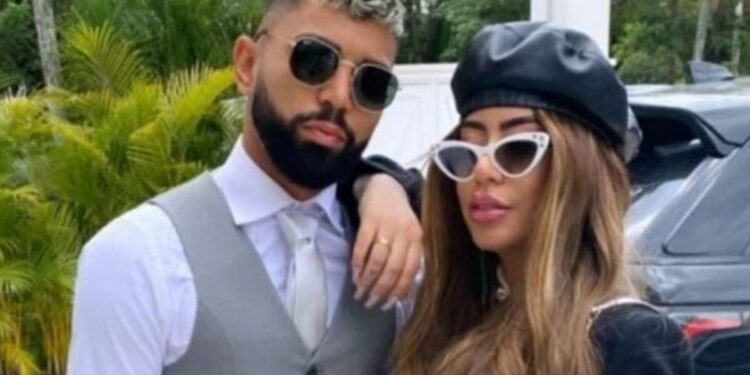 Foto: Rafaella Santos posta clique raro ao lado de Gabigol e se declara