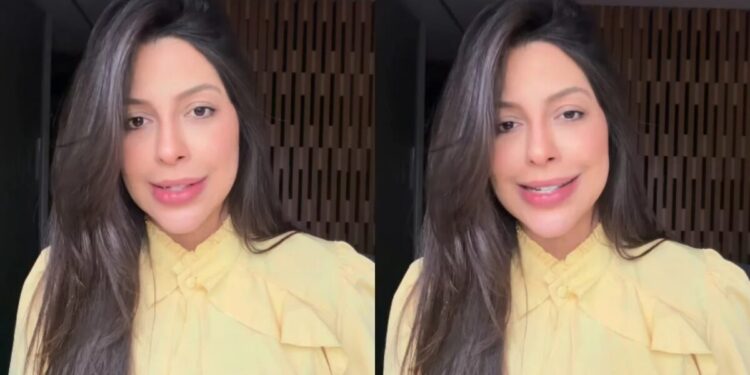 Laís Caldas mostra mensagem que recebeu sobre sua aparência no pós-parto e dá resposta certeira Laís Caldas mostra mensagem que recebeu sobre sua aparência no pós-parto e dá resposta certeira