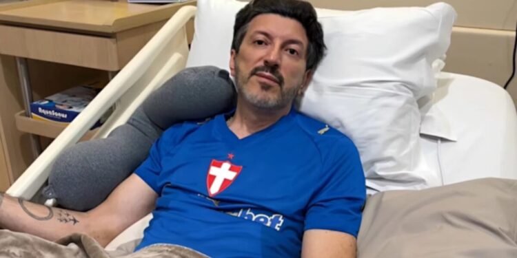 Lito Sousa dá primeira entrevista na TV após diagnóstico de doença rara e fala sobre mobilização da esposa na web (Foto: Divulgação/RECORD)