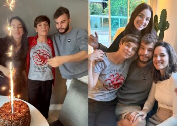 Renata Lo Prete celebra 62 anos e compartilha momento raro em família