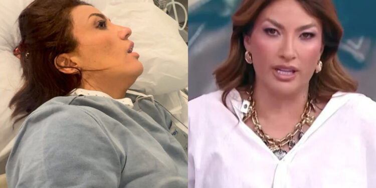 Thayse Teixeira surge grogue após exame de endoscopia e pede Pix