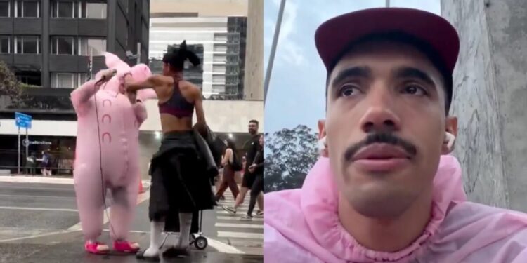 Vídeo: “Porquinho da Paulista” é atacado por mulher na rua e faz desabafo emocionante: “Sempre me senti sozinho”; assista Vídeo: “Porquinho da Paulista” é atacado por mulher na rua e faz desabafo emocionante: “Sempre me senti sozinho”; assista