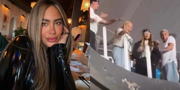 Vídeo: Torcida rival hostiliza e tenta acertar irmã de Neymar em jogo do Santos Foto: Reprodução/Redes Sociais