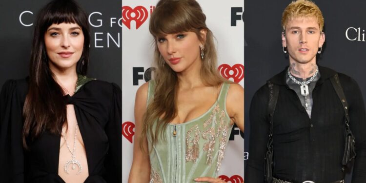 Dakota Johnson e Machine Gun Kelly levantam rumores de affair, e fonte revela “ajudinha” de Taylor Swift (Foto: Getty)