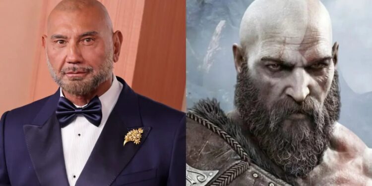 Dave Bautista surpreende ao exibir físico impressionante para viver Kratos em “God of War”; assista Dave Bautista surpreende ao exibir físico impressionante para viver Kratos em “God of War”; assista