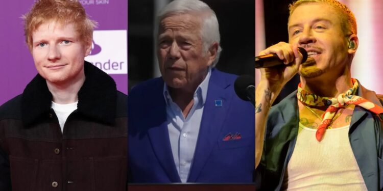 Empresário explica saída de Macklemore da turnê de Ed Sheeran após rapper apontá-lo como responsável Empresário explica saída de Macklemore da turnê de Ed Sheeran após rapper apontá-lo como responsável
