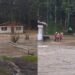 Família é resgatada após ficar ilhada durante temporal na Serra Catarinense; veja