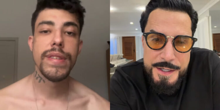 Filho detona Latino, expõe supostas traições e diz que cantor é pedófilo