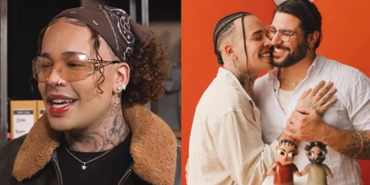 Gloria Groove revela que vive relação aberta com marido há 11 anos e conta de quem partiu a decisão; assista Gloria Groove revela decisão de manter relacionamento aberto há 11 anos; assista (Foto: Reprodução/ YouTube; Instagram)