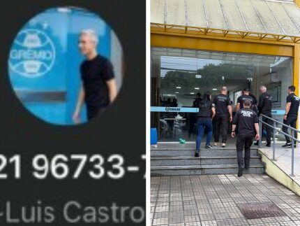 Golpista se passa por técnico do Grêmio e faz atacante da equipe fazer pix de R$ 22 mil