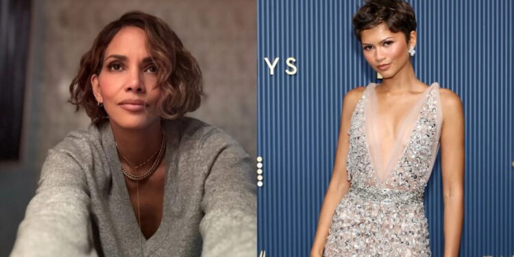 Halle Berry reage a homenagem de Zendaya a look icônico no Emmy 2026 (Foto: Reprodução/ Instagram; Getty)