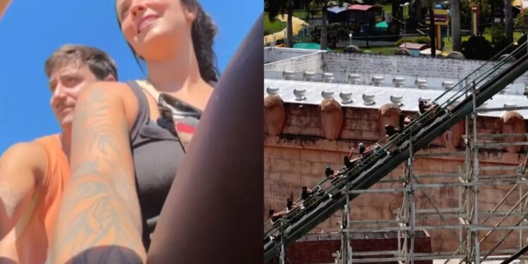 Imagens mostram últimos momentos de jovem em montanha-russa do Hopi Hari antes e depois de acidente grave Imagens mostram últimos momentos de jovem em montanha-russa do Hopi Hari antes e depois de acidente grave