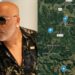 Mapa mostra área onde bombeiros buscam helicóptero que levava Rick