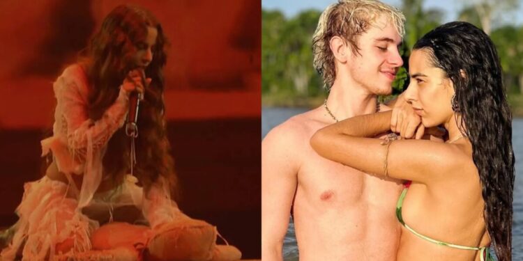 Marina Sena explica performance viral no ‘Rock in Rio’ e reage a rumores de indireta para o ex Juliano Floss; assista (Foto: Reprodução/TV Globo; Instagram)