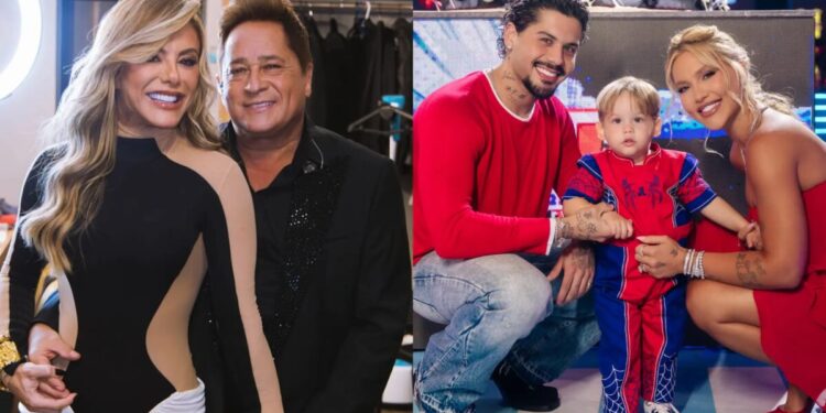 Poliana Rocha reage ao ser questionada sobre ausência de Leonardo na festa do caçula de Virginia e Zé Felipe Poliana Rocha reage ao ser questionada sobre ausência de Leonardo na festa do caçula de Virginia e Zé Felipe